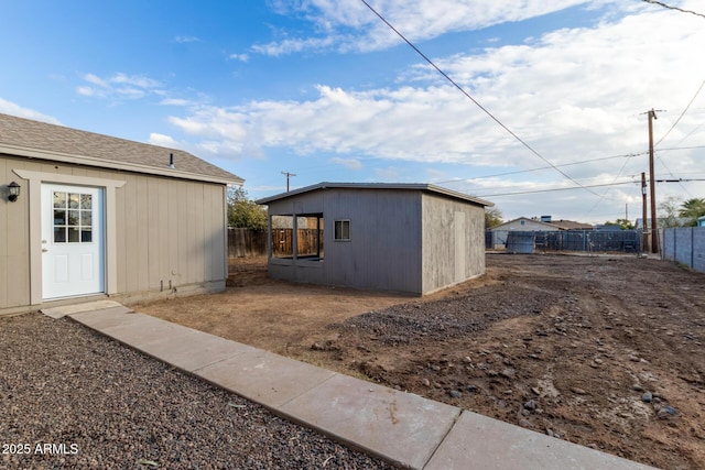 view of outbuilding