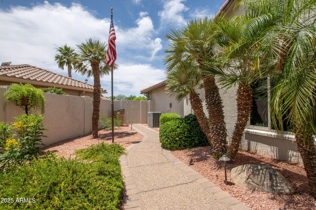3441 N 162nd Ln, Goodyear, AZ 85395 - view of yard with central AC unit