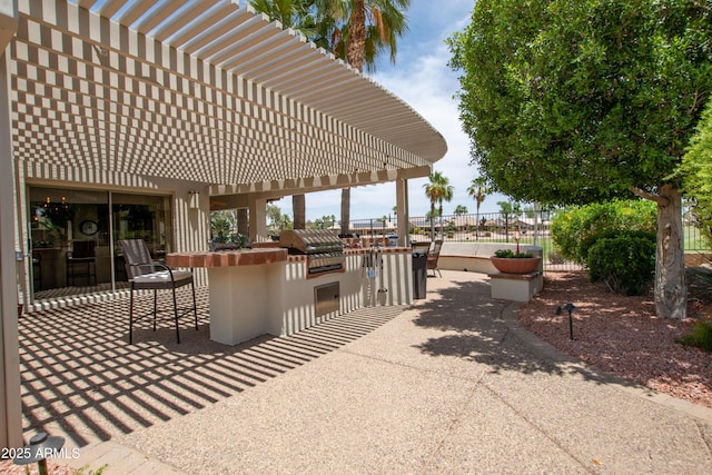 3441 N 162nd Ln, Goodyear, AZ 85395 - view of patio / terrace with a pergola