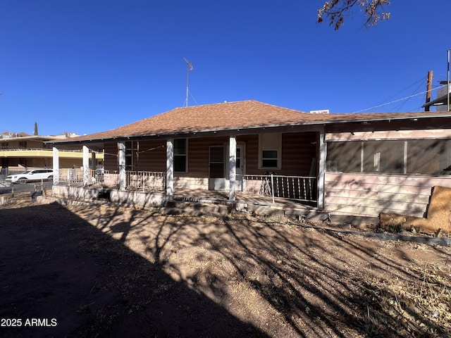 view of rear view of house