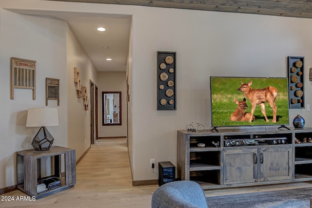 interior space featuring light hardwood / wood-style flooring