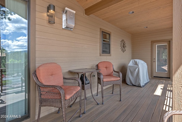 4047 W Forest Ct, Pine, AZ 85544 - deck with area for grilling
