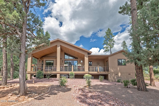 view of rear view of house