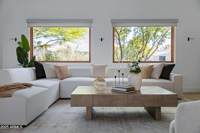 6648 E Horseshoe Rd, Paradise Valley, AZ 85253 - living room featuring baseboards