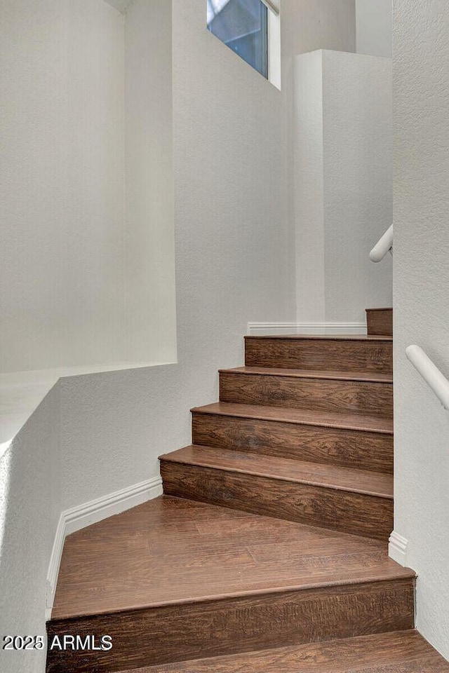101 N 7th St Unit 225, Phoenix, AZ 85034 - stairs featuring wood finished floors