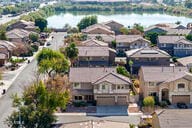 bird's eye view featuring a residential view