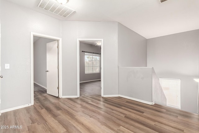 interior space featuring wood-type flooring