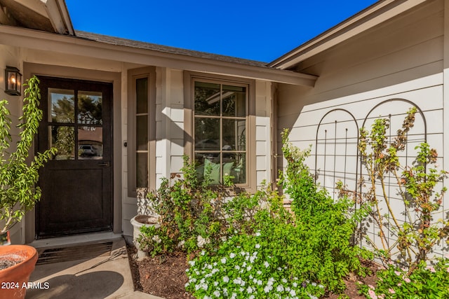 view of entrance to property