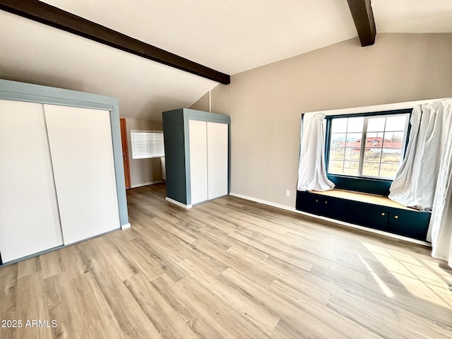 1705 E 6th St, Douglas, AZ 85607 - unfurnished bedroom with light wood-type flooring and a closet