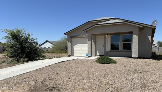 ranch-style house with a garage