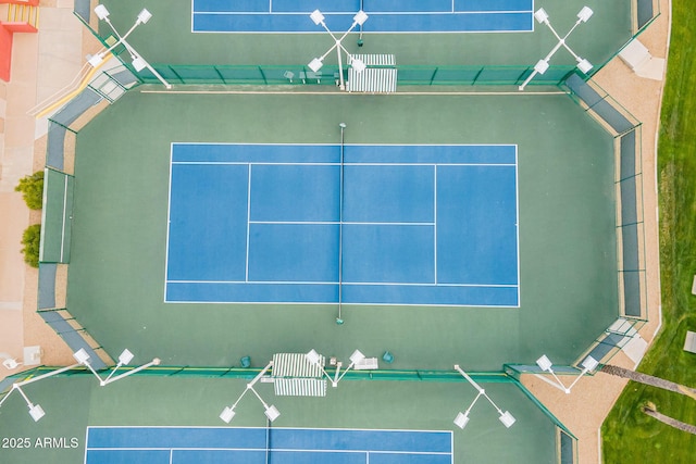 view of tennis court