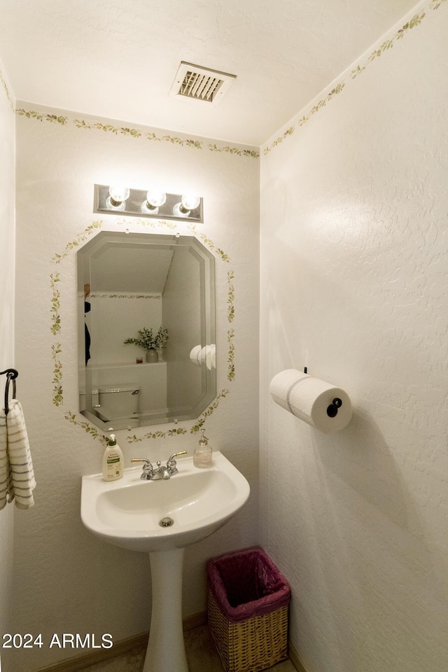 bathroom with visible vents