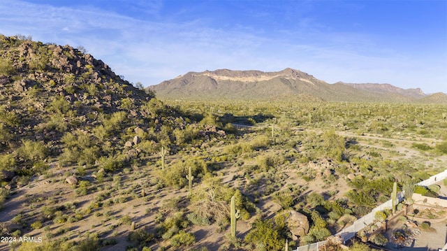 view of mountain feature
