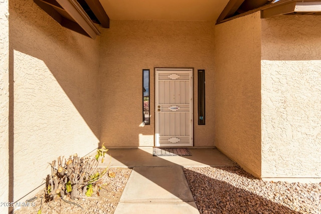 view of entrance to property