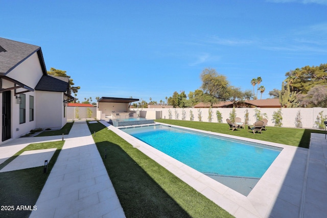 6126 E Charter Oak Rd, Scottsdale, AZ 85254 - view of pool featuring a fenced backyard and a patio
