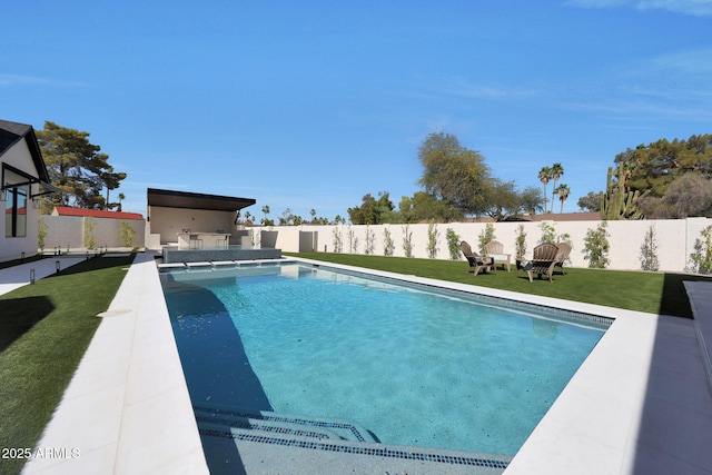 6126 E Charter Oak Rd, Scottsdale, AZ 85254 - view of swimming pool with a fenced backyard