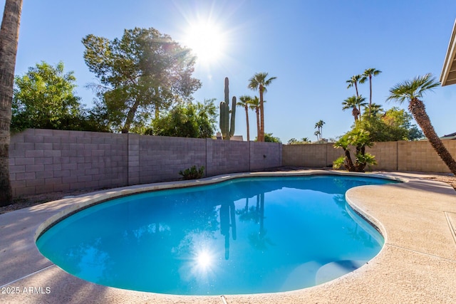 view of pool