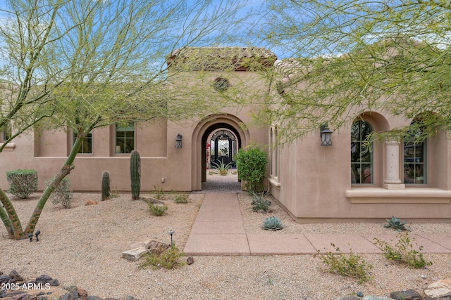 10799 E Florence Way, Scottsdale, AZ 85262 - view of front of home with stucco siding