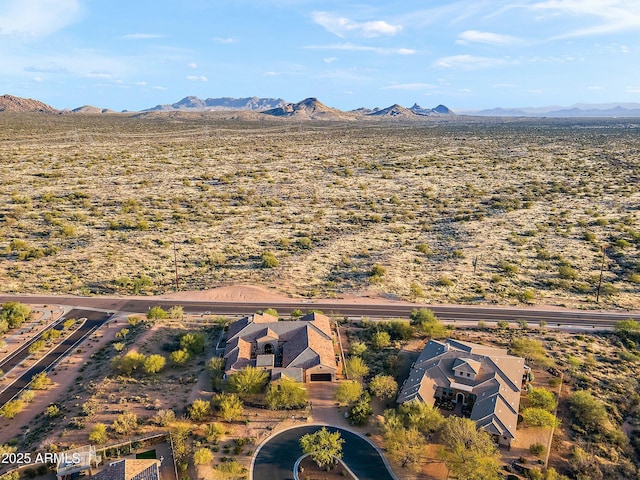 10799 E Florence Way, Scottsdale, AZ 85262 - birds eye view of property featuring a mountain view