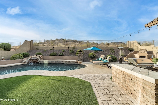 6326 W Misty Willow Ln, Glendale, AZ 85310 - view of swimming pool with a patio