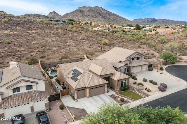 6326 W Misty Willow Ln, Glendale, AZ 85310 - view of subject property with a mountain backdrop