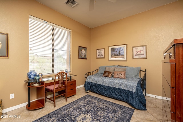 8698 E Preserve Way, Scottsdale, AZ 85266 - bedroom featuring tile patterned floors and ceiling fan