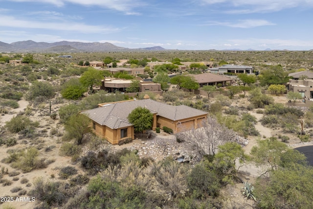 8698 E Preserve Way, Scottsdale, AZ 85266 - aerial perspective of suburban area with mountains