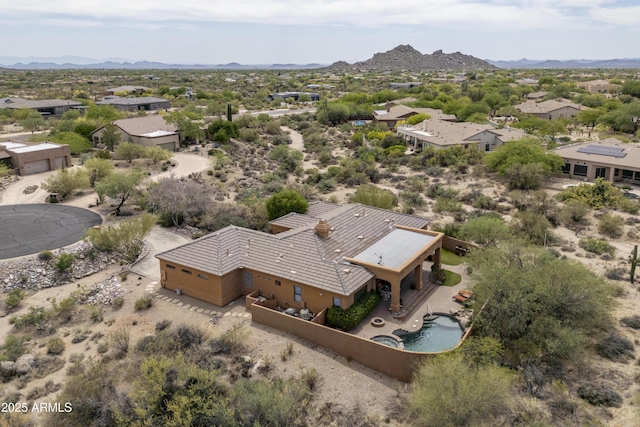 8698 E Preserve Way, Scottsdale, AZ 85266 - aerial perspective of suburban area featuring a mountainous background