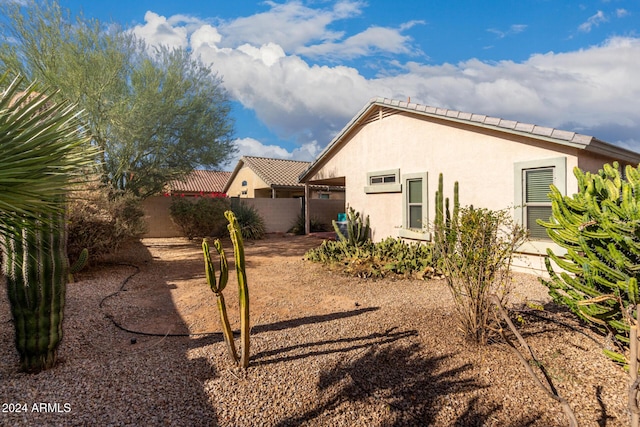 view of rear view of property