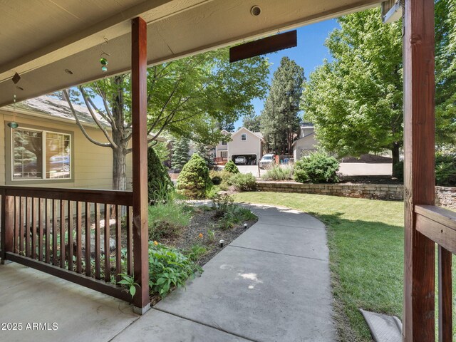 490 E Twelve Oaks Dr, Flagstaff, AZ 86005 - view of patio / terrace