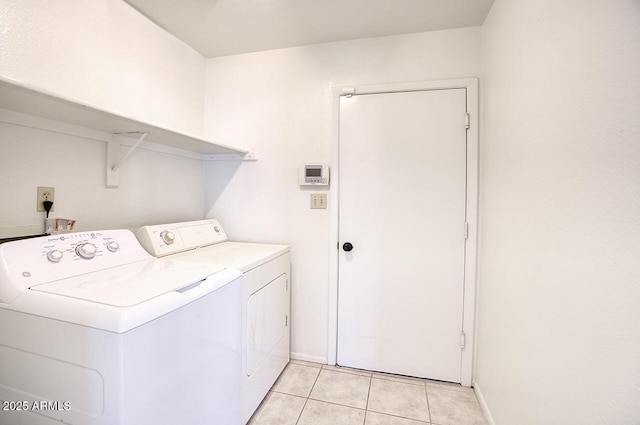 722 W Topeka Dr, Phoenix, AZ 85027 - washroom featuring independent washer and dryer, light tile patterned floors, and baseboards