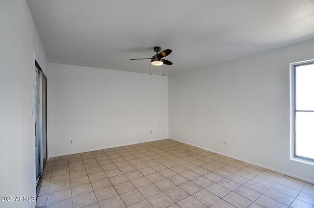 722 W Topeka Dr, Phoenix, AZ 85027 - spare room with a ceiling fan, plenty of natural light, and baseboards