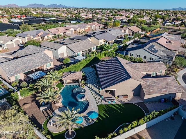 31517 N 41st St, Cave Creek, AZ 85331 - aerial perspective of suburban area with a mountain backdrop