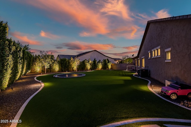 31517 N 41st St, Cave Creek, AZ 85331 - yard at dusk with cooling unit and a yard