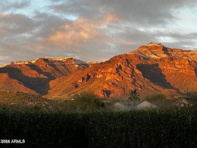 view of mountain feature