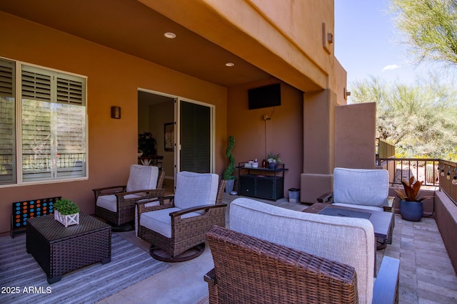 view of patio / terrace with outdoor lounge area