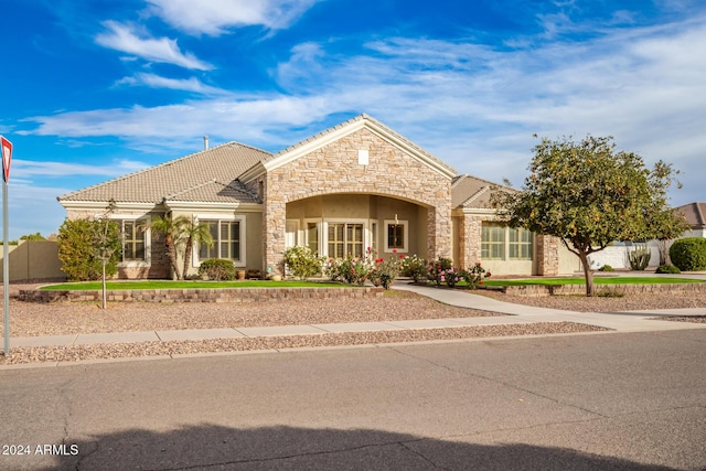 view of front of home