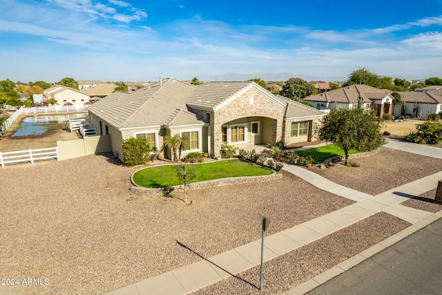 view of ranch-style home