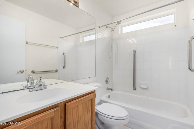 3349 E Lavey Ln, Phoenix, AZ 85032 - bathroom featuring vanity, bathtub / shower combination, and toilet