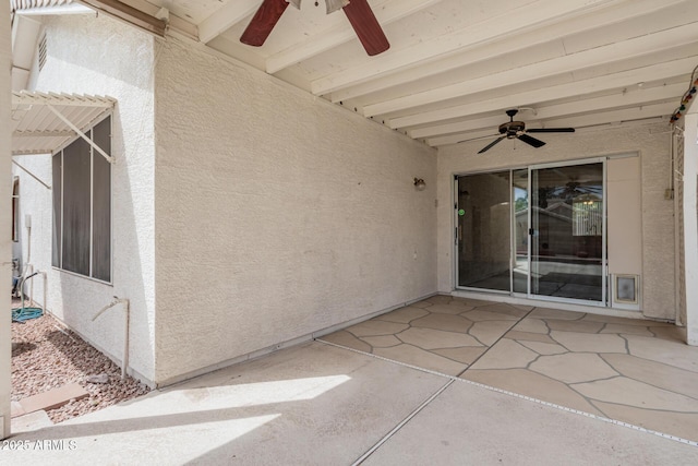 3349 E Lavey Ln, Phoenix, AZ 85032 - view of patio with a ceiling fan