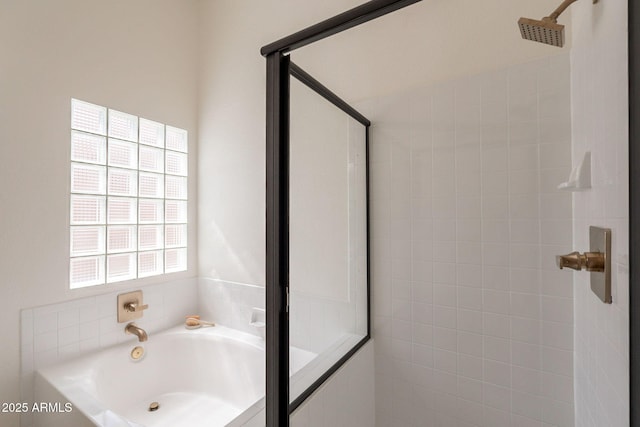 4037 E Milton Dr, Cave Creek, AZ 85331 - bathroom featuring a shower stall and a bath
