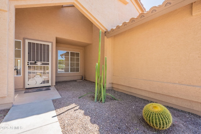 4037 E Milton Dr, Cave Creek, AZ 85331 - view of exterior entry featuring stucco siding