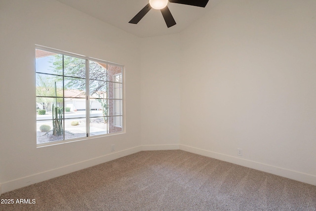 4037 E Milton Dr, Cave Creek, AZ 85331 - unfurnished room featuring carpet floors and ceiling fan