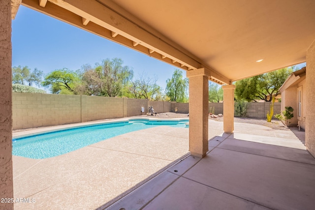 4037 E Milton Dr, Cave Creek, AZ 85331 - view of pool featuring a patio area and a fenced backyard