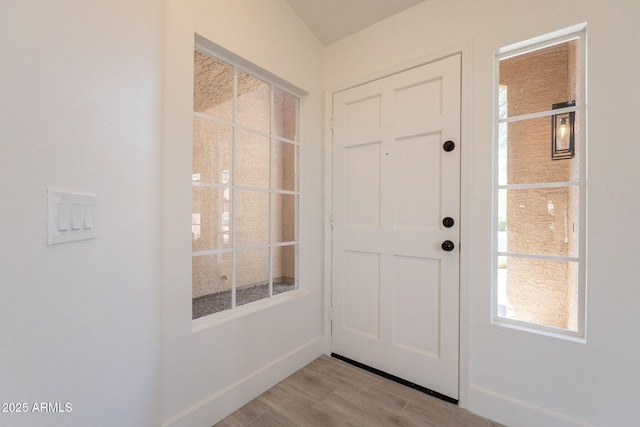 4037 E Milton Dr, Cave Creek, AZ 85331 - foyer entrance with light wood-type flooring and plenty of natural light