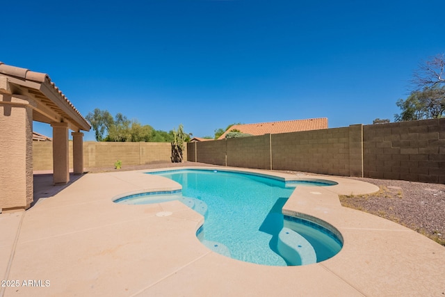 4037 E Milton Dr, Cave Creek, AZ 85331 - view of pool featuring a fenced backyard and a patio