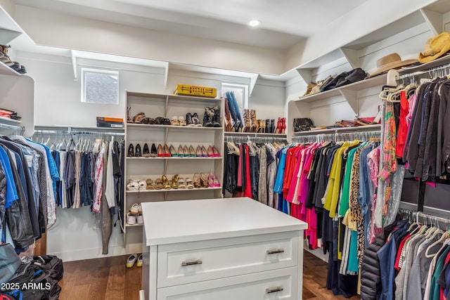 625 W Echo Ln, Phoenix, AZ 85021 - walk in closet with dark wood-style flooring