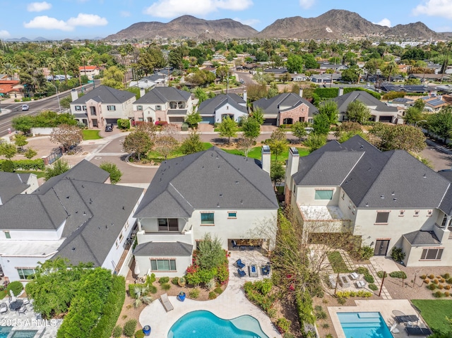 625 W Echo Ln, Phoenix, AZ 85021 - bird's eye view with a mountain view and a residential view