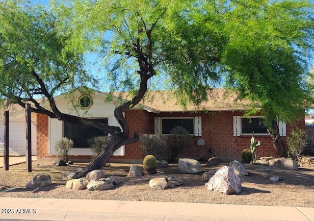 view of ranch-style house