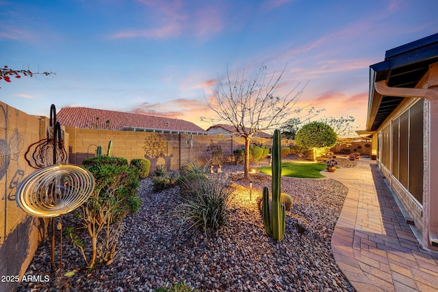 11047 W Irma Ln, Peoria, AZ 85373 - view of yard featuring a fenced backyard and a patio